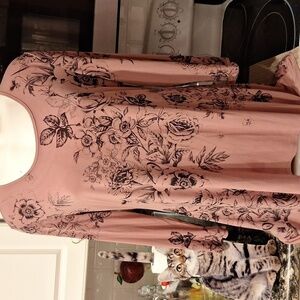 U women's Blue Mood casual stretch long sleeve regular size top XL